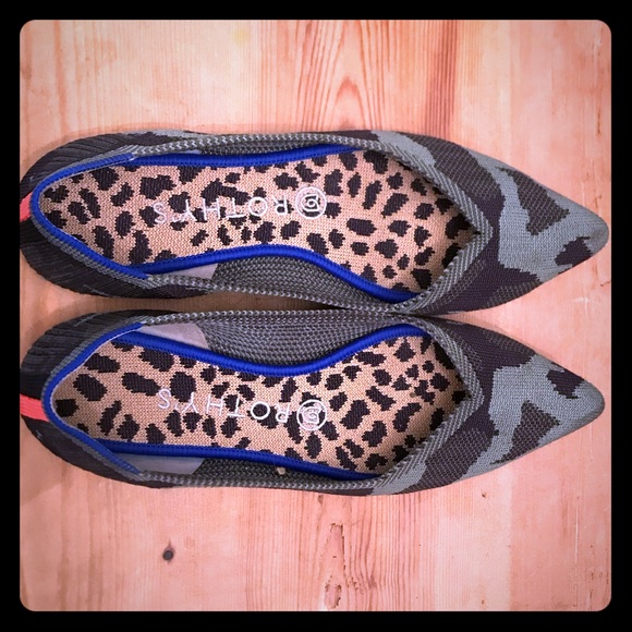Rothy's Shoes - ROTHY’S Pointed Toe Camouflage Flats